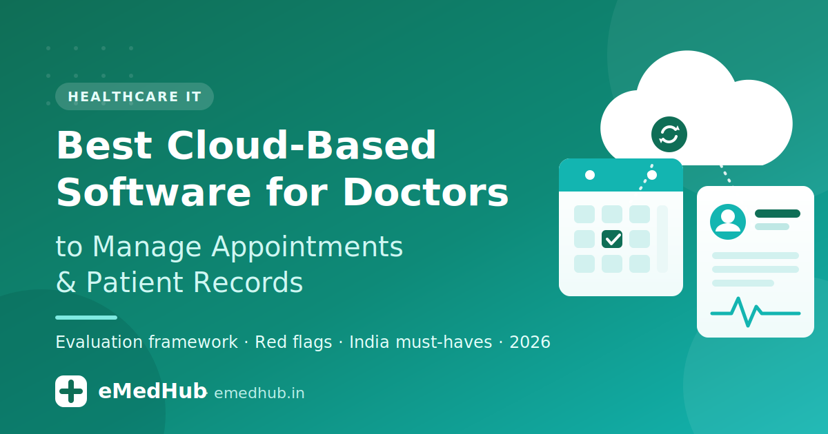 Best Cloud-Based Software for Doctors to Manage Appointments and Records