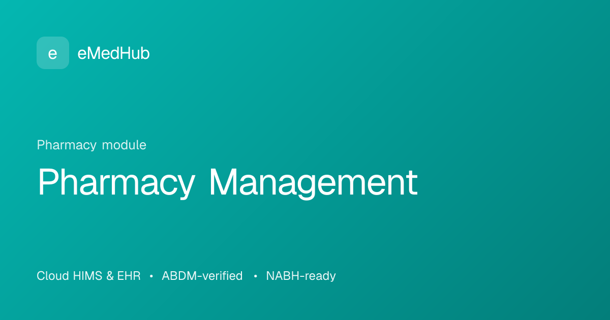 Pharmacy Management — Pharmacy Software...